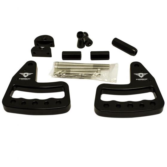 Combat Off Road Mix'em Up Grab Handles, Jeep JK/JKU, Front - ORA Off-road Adventures