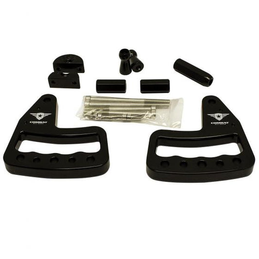 Combat Off Road Mix'em Up Grab Handles, Jeep JK/JKU, Front - ORA Off-road Adventures