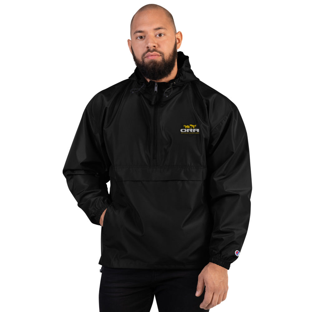 ORA Logo Embroidered Champion Packable Jacket