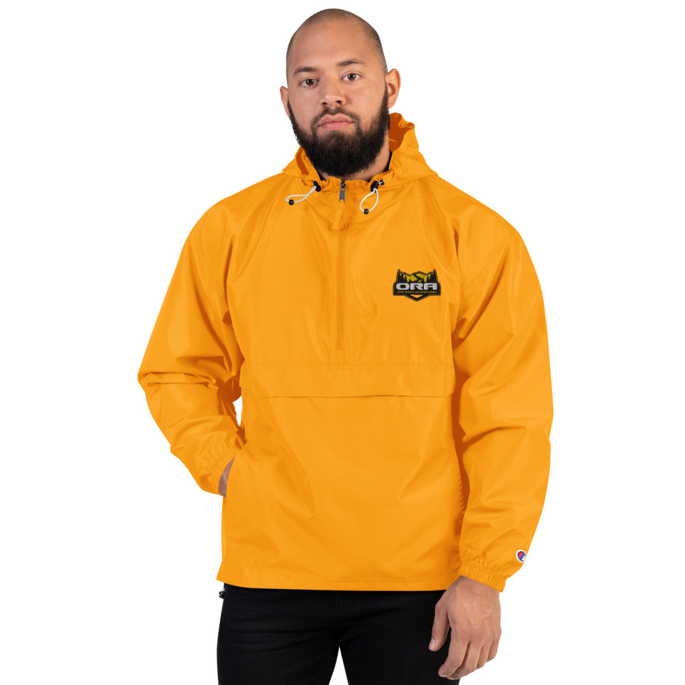 ORA Logo Embroidered Champion Packable Jacket