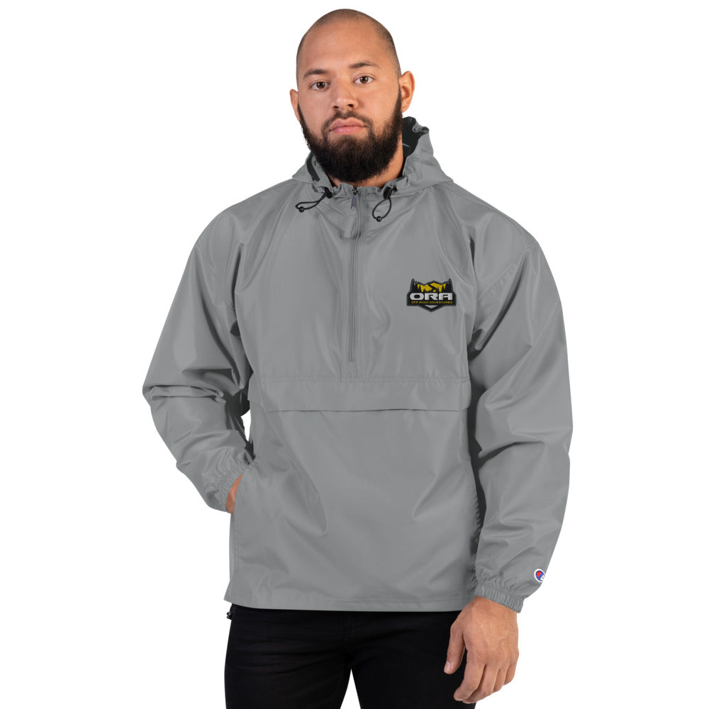 ORA Logo Embroidered Champion Packable Jacket