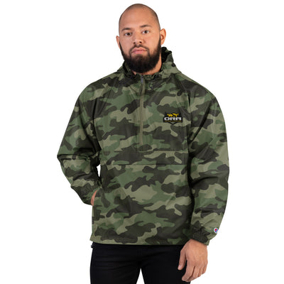 ORA Logo Embroidered Champion Packable Jacket