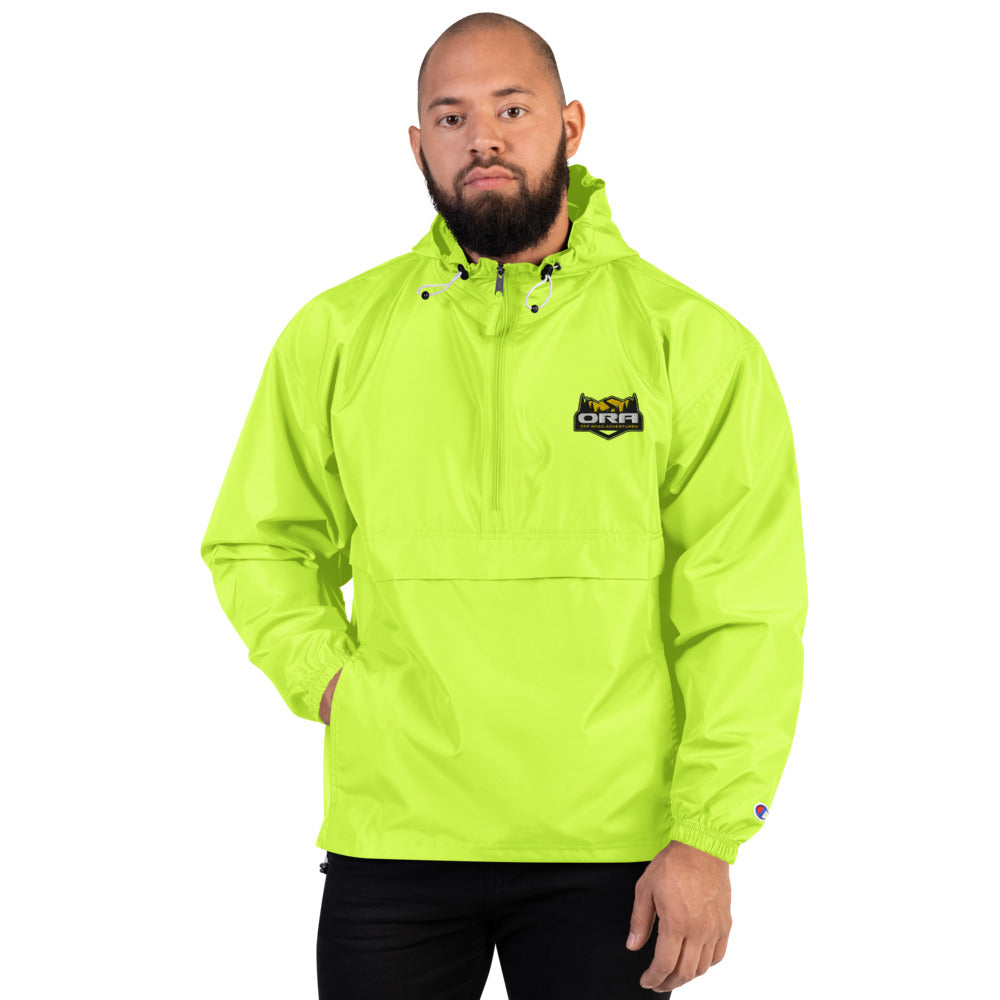 ORA Logo Embroidered Champion Packable Jacket