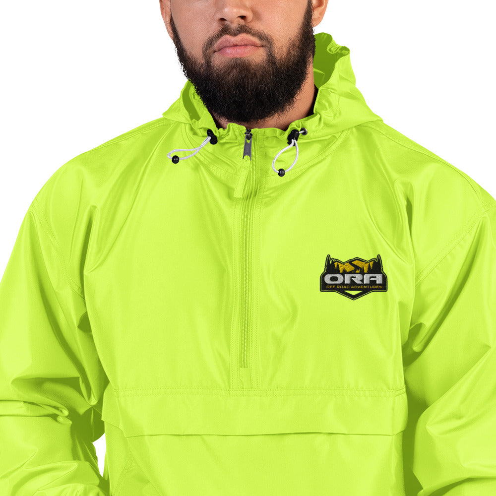 ORA Logo Embroidered Champion Packable Jacket