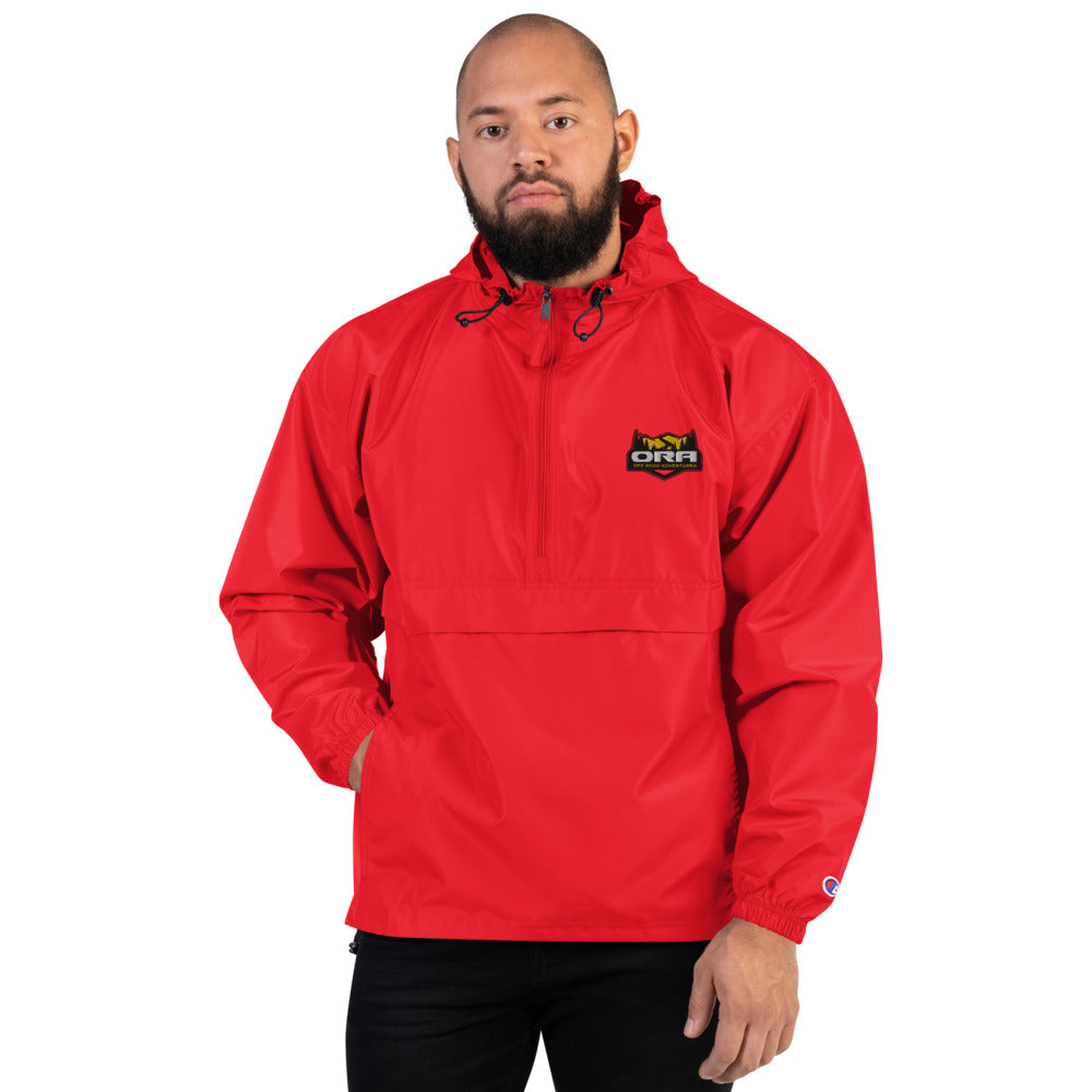 ORA Logo Embroidered Champion Packable Jacket