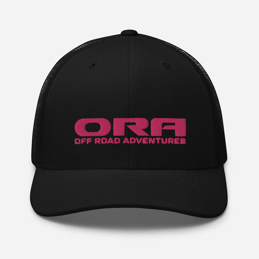 Womens ORA Logo (Pink) Trucker Cap