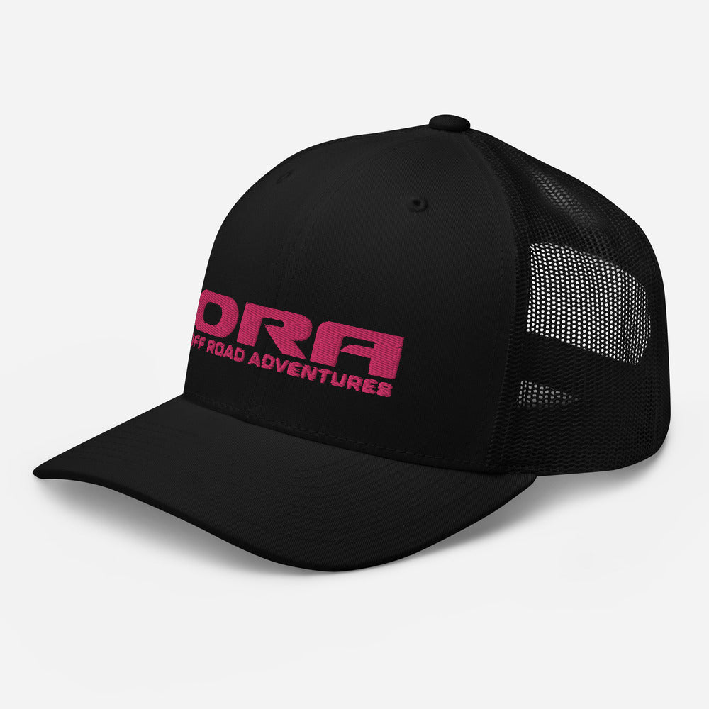 Womens ORA Logo (Pink) Trucker Cap