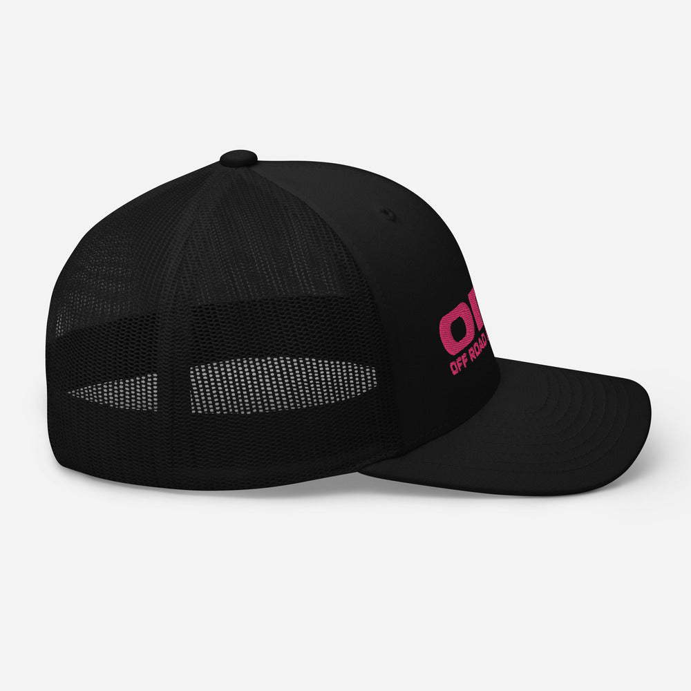 Womens ORA Logo (Pink) Trucker Cap