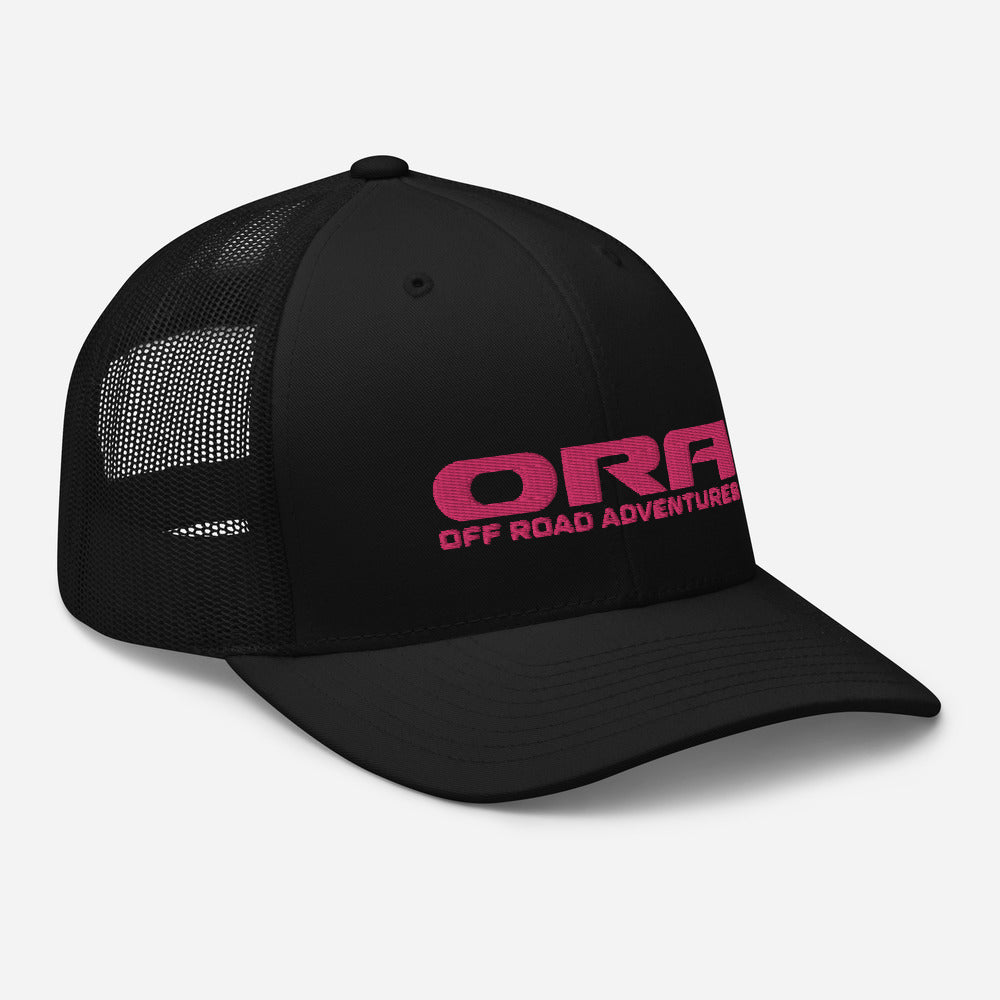 Womens ORA Logo (Pink) Trucker Cap