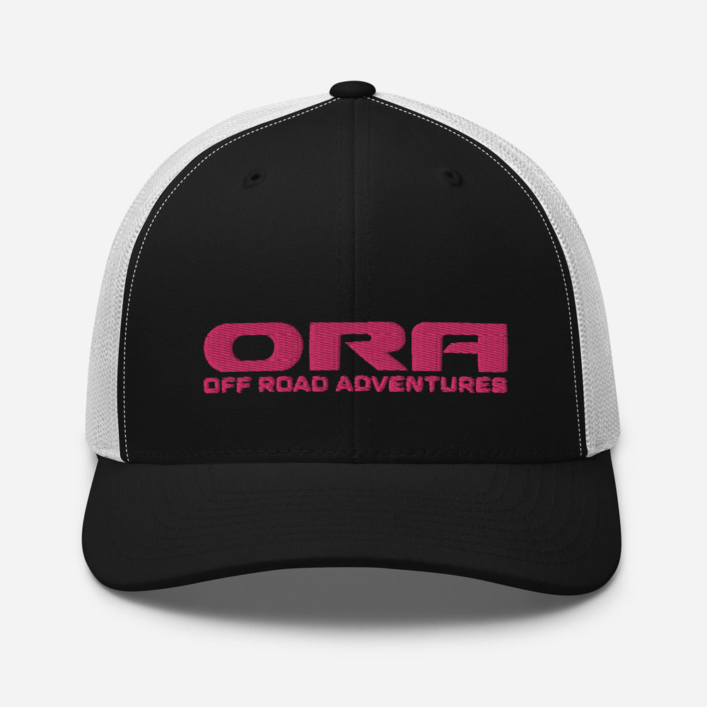 Womens ORA Logo (Pink) Trucker Cap
