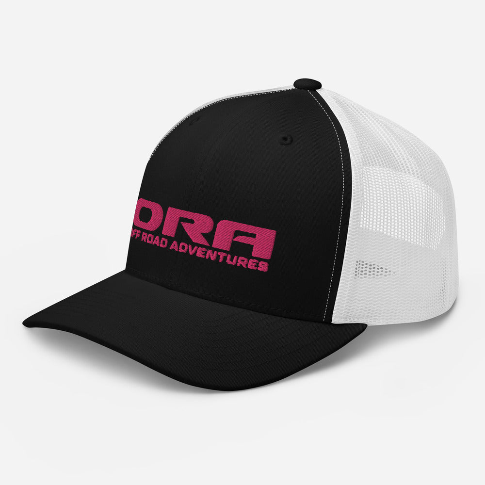 Womens ORA Logo (Pink) Trucker Cap