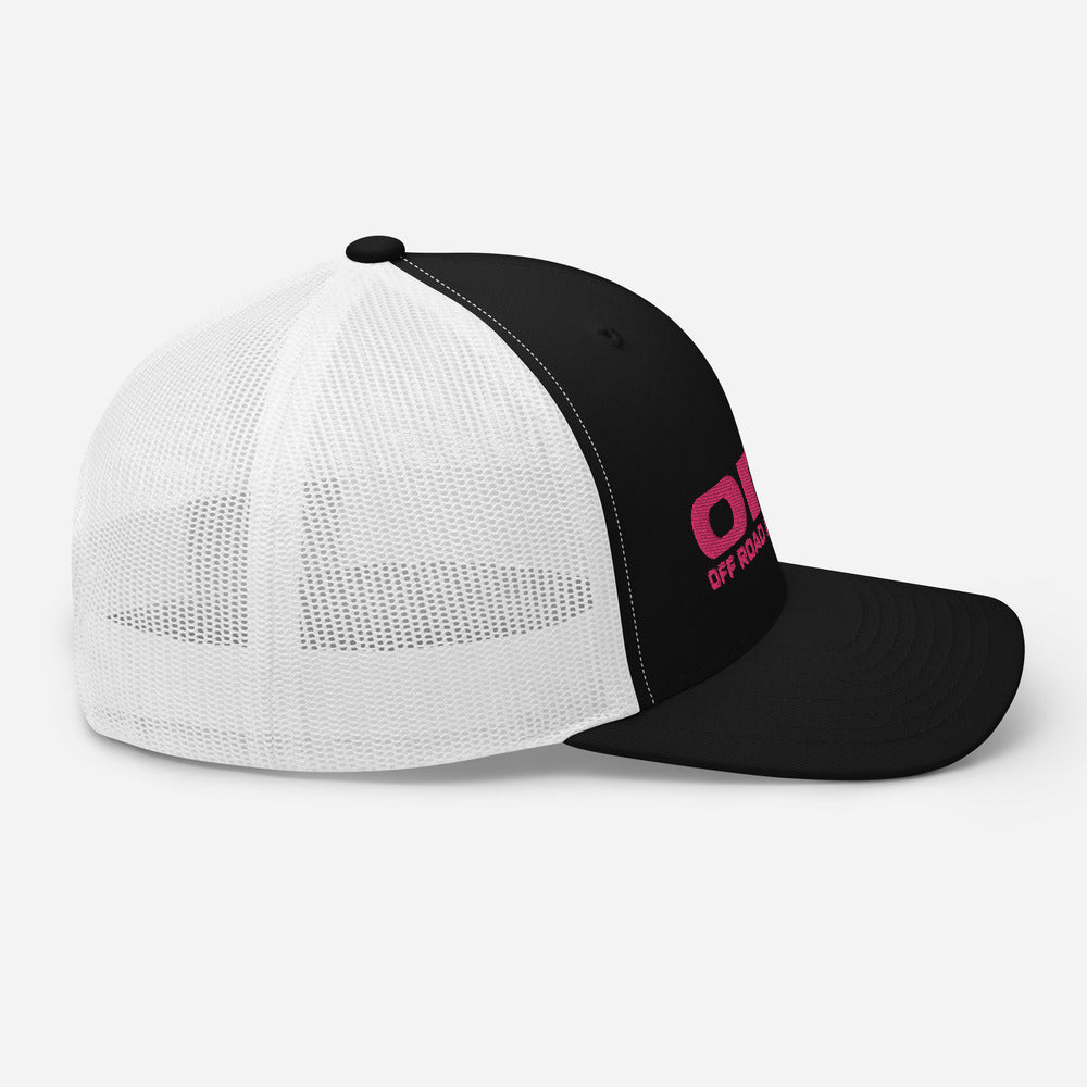 Womens ORA Logo (Pink) Trucker Cap