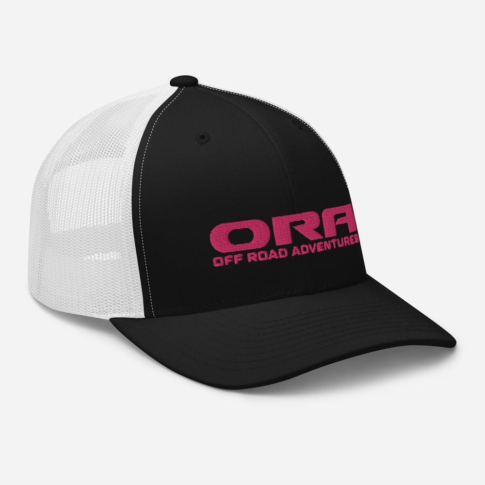 Womens ORA Logo (Pink) Trucker Cap