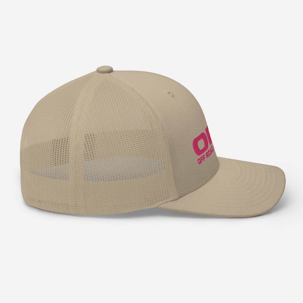 Womens ORA Logo (Pink) Trucker Cap