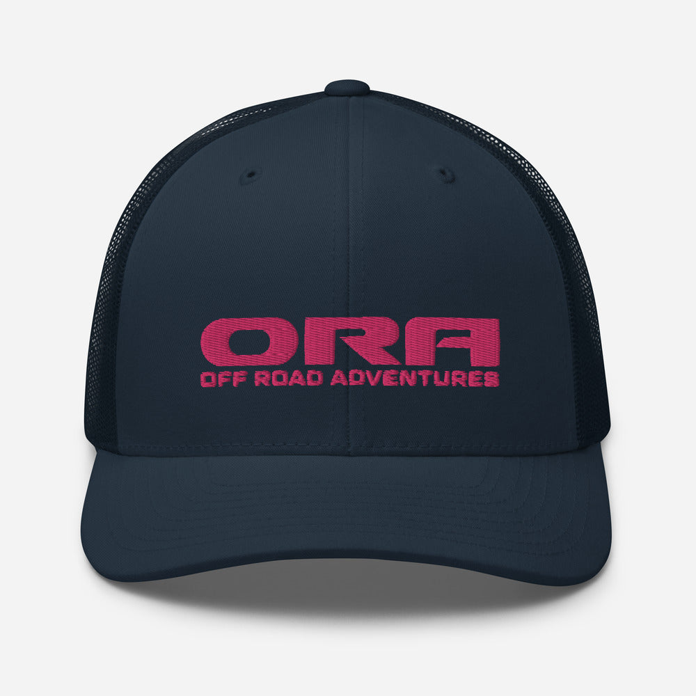Womens ORA Logo (Pink) Trucker Cap