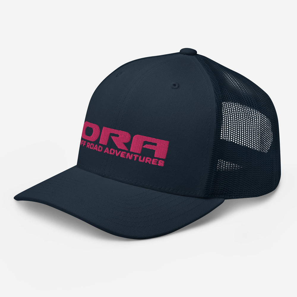 Womens ORA Logo (Pink) Trucker Cap