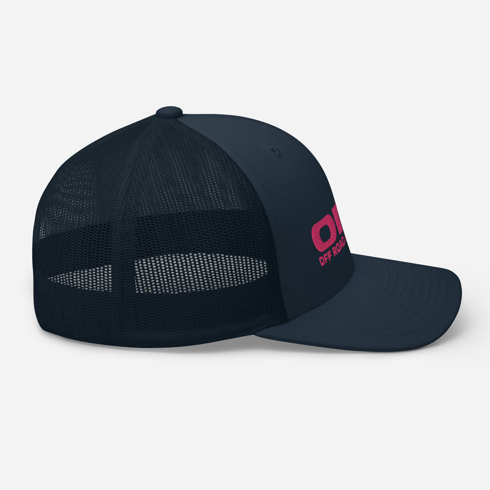 Womens ORA Logo (Pink) Trucker Cap
