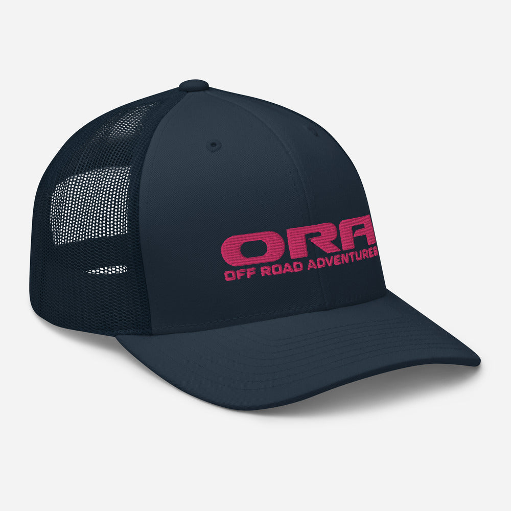 Womens ORA Logo (Pink) Trucker Cap