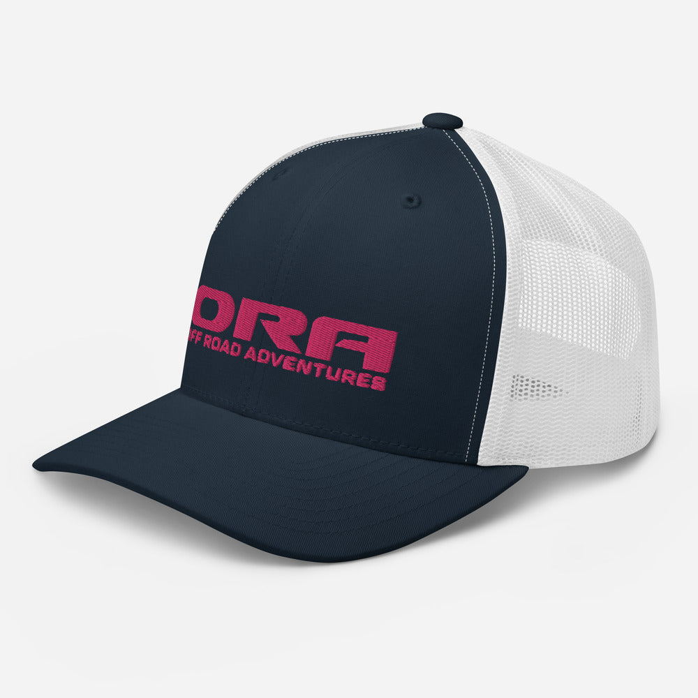 Womens ORA Logo (Pink) Trucker Cap