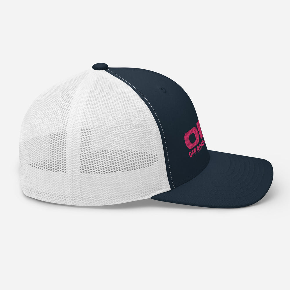 Womens ORA Logo (Pink) Trucker Cap