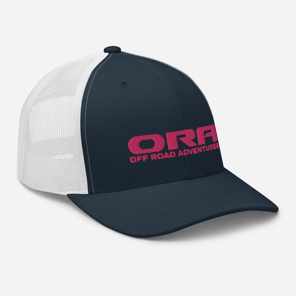 Womens ORA Logo (Pink) Trucker Cap