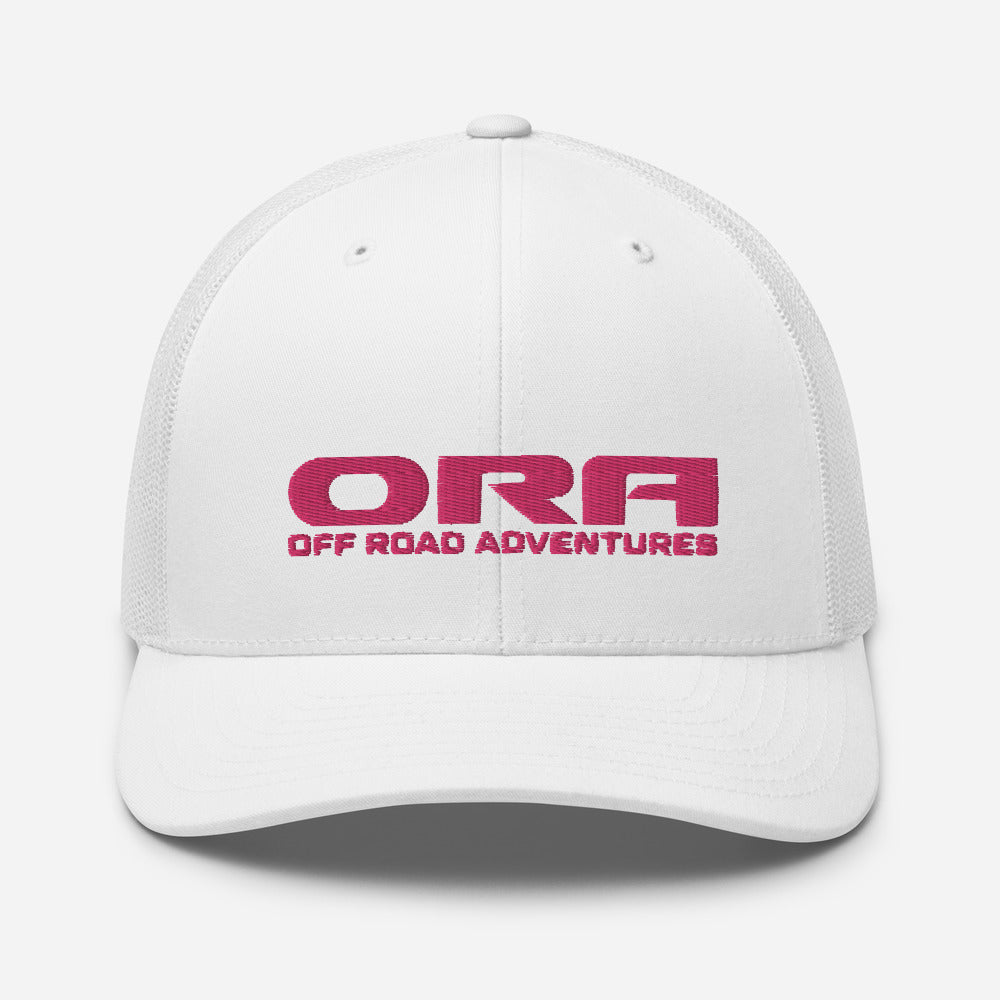 Womens ORA Logo (Pink) Trucker Cap