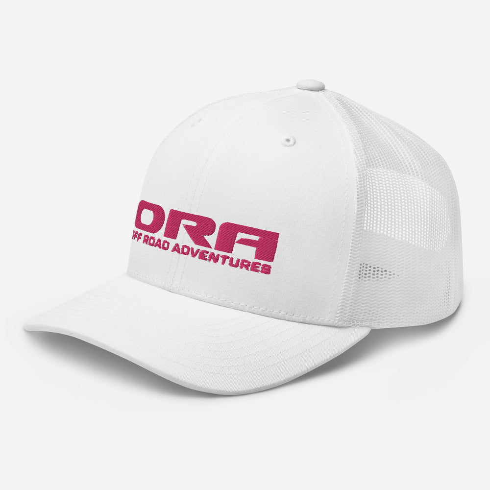 Womens ORA Logo (Pink) Trucker Cap