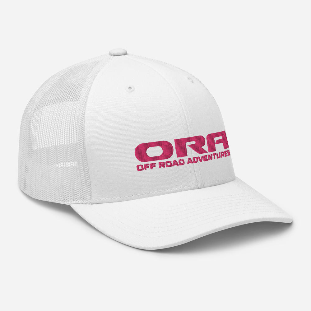 Womens ORA Logo (Pink) Trucker Cap