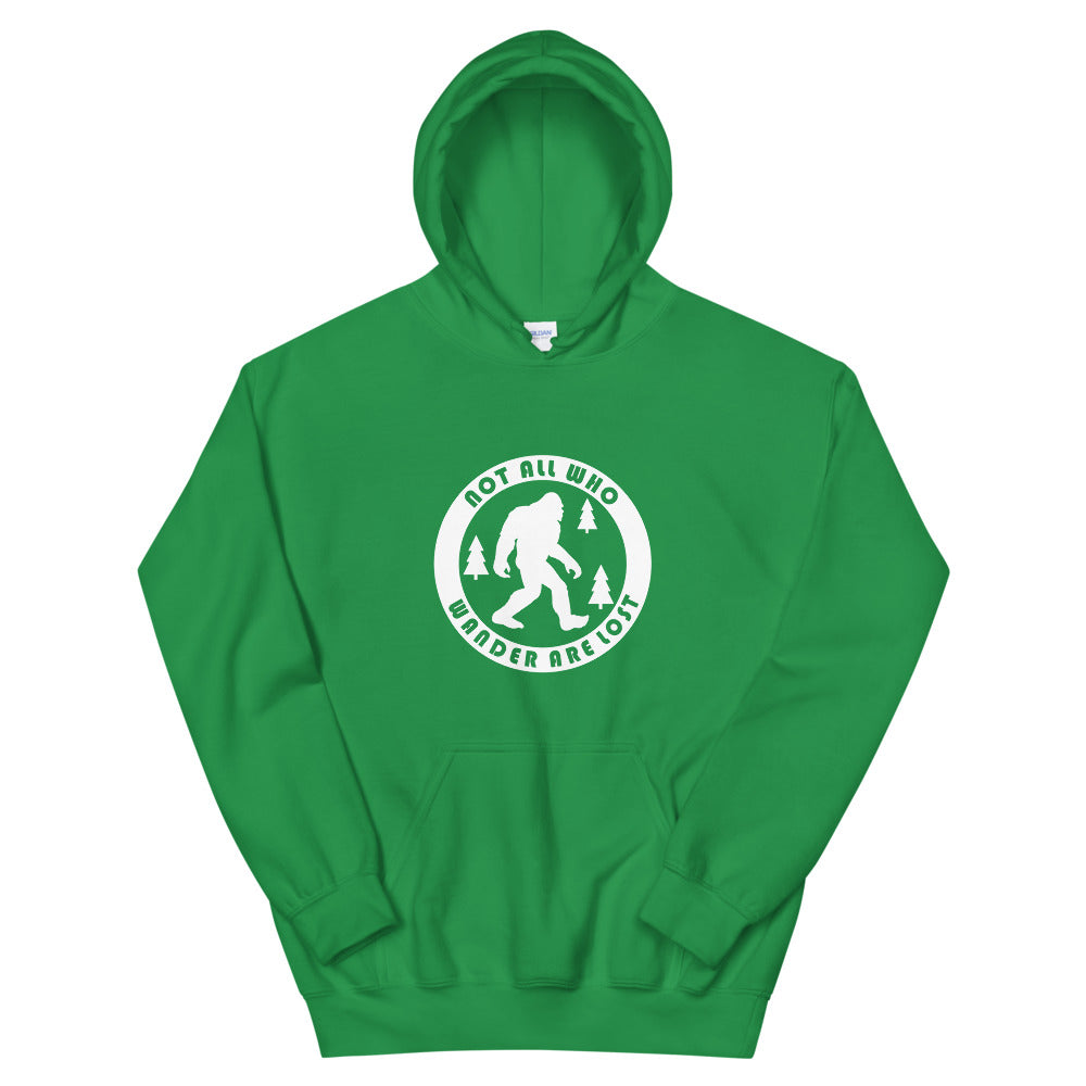 Bigfoot Not All Who Wander Are Lost Unisex Hoodie - ORA Off-road Adventures