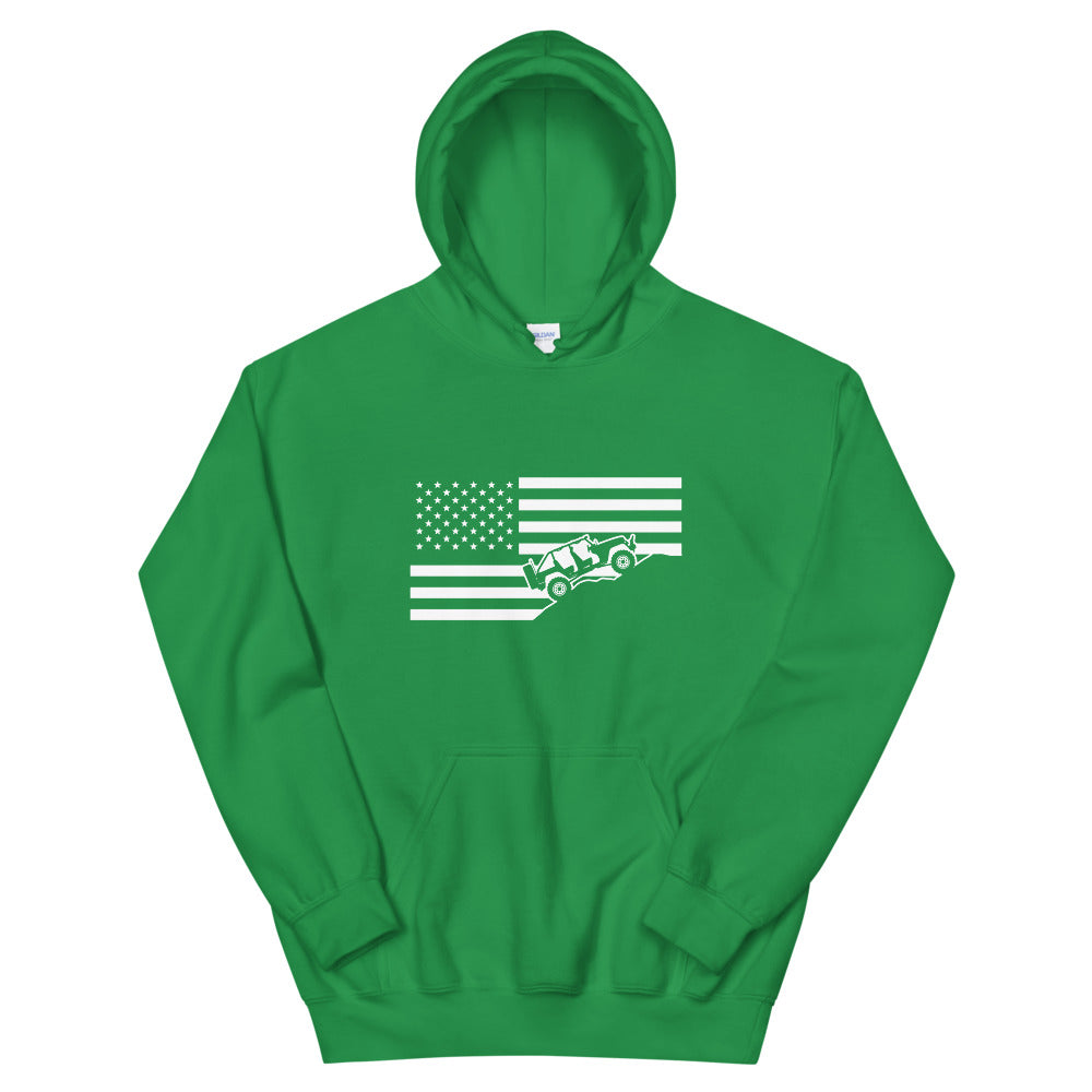 America Flag Unisex Hoodie - ORA Off-road Adventures