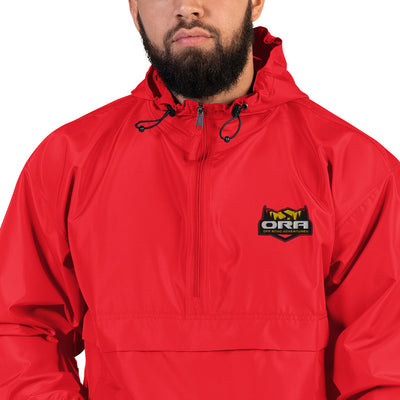 ORA Logo Embroidered Champion Packable Jacket