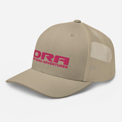 Womens ORA Logo (Pink) Trucker Cap