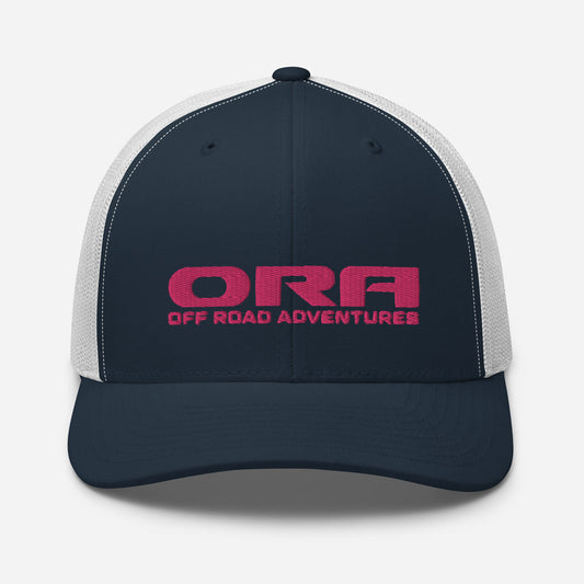 Womens ORA Logo (Pink) Trucker Cap